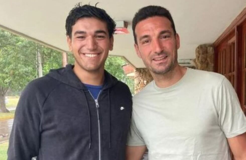 Tres hermanos de Madryn viajaron a Buenos Aires para la caravana de la Selección y terminaron en la casa de Lionel Scaloni