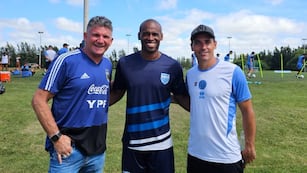 Ribair Rodríguez, el reencuentro con el técnico de Belgrano, Guillermo Farré, y con el Luifa Artime.