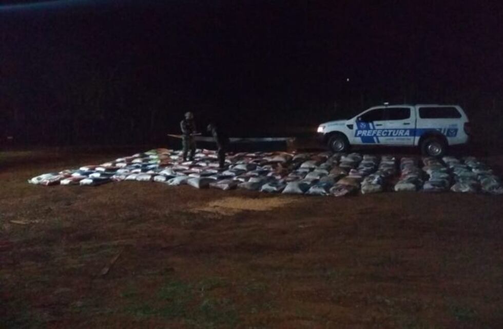 Soja ilegal: Prefectura Naval Argentina secuestró más de cuatro toneladas en El Soberbio