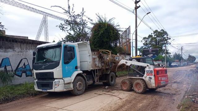 Vialidad trabaja en los caminos afectados por el temporal