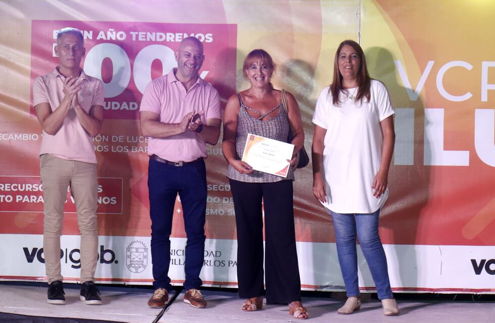 Carlos Paz: barrio “El Canal” ya cuenta con el 100% de luminaria led