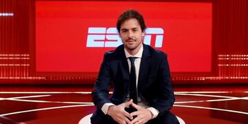 El reconocido relator Mariano Closs y una sorpresiva confesión en ESPN. (Prensa ESPN)