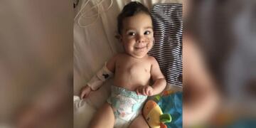 Felipe, el bebé bahiense que necesita una medicación que vale dos millones de dólares.