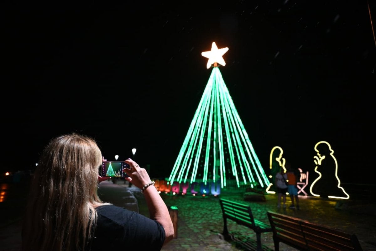 El Árbol de Navidad y el pesebre quedaron oficialmente habilitados
