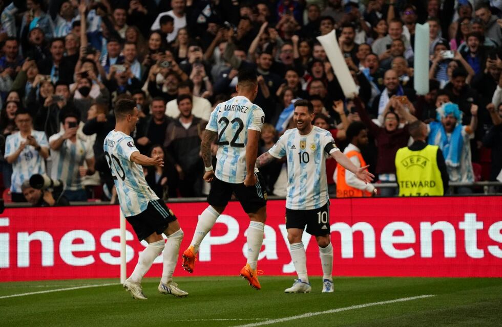 Argentina se consagró campeón de La Finalissima: venció 3 a 0 a Italia en Wembley