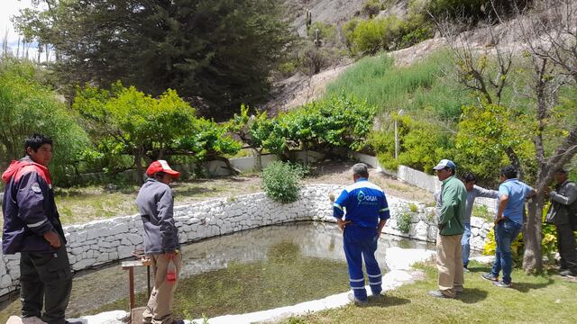 Una nueva jornada de la capacitación teórica-práctica en gestión del agua potable -el proyecto "Uma Kawsay"- se desarrolló en Purmamarca.