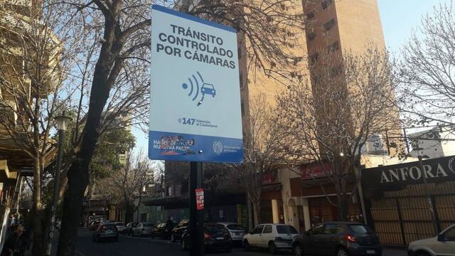 Los carteles que advierten sobre el sistema de control empezaron a colocarse en julio.