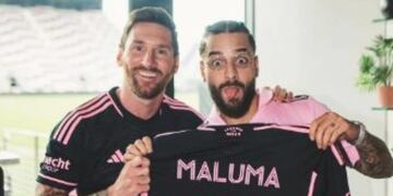 El encuentro entre el mejor del mundo y Maluma.