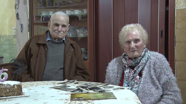 Eufemia y Cirardo Benedette de Arroyito cumplieron 66 años de casados