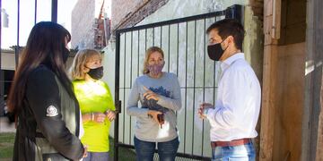 Sagardoy y Viotti recorrieron los barrios Mora y Belgrano