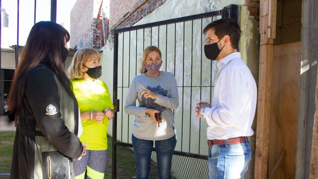 Sagardoy y Viotti recorrieron los barrios Mora y Belgrano
