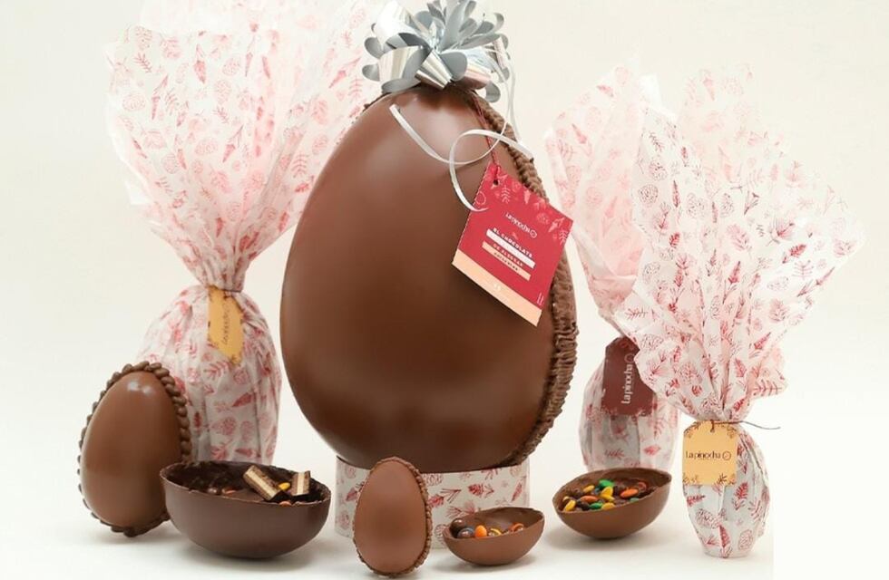 Con más de 2 kilos de chocolate: así es el Huevo de Pascua que vende La Pinocha en Córdoba