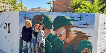 Los murales ganadores del concurso.