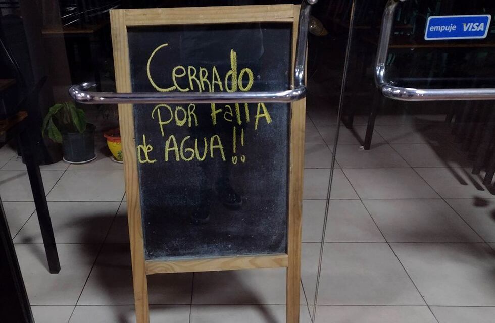 Villa de Merlo: varios restoranes tuvieron que cerrar por falta de agua