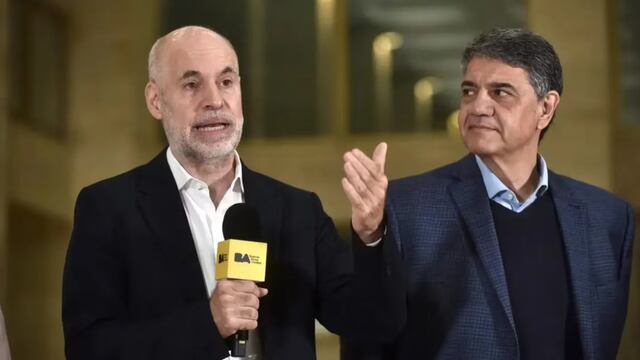 Horacio Rodríguez Larreta se mostró con Jorge Macri y pidió "un candidato solo" en el PRO.