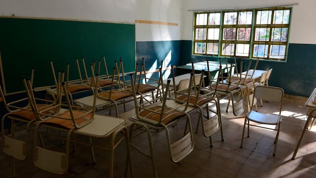 Aulas vacías. (Nicolás Bravo)