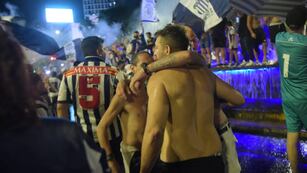 Festejos en Córdoba de los hinchas de Talleres por el título ante River (Javier Ferreyra/La Voz)