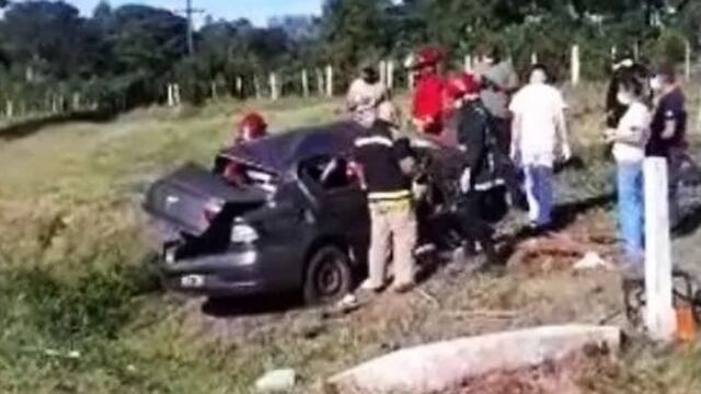 Accidente vial en Campo Viera dejó varias personas heridas.
