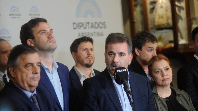 Cristian Ritondo y su bloque reclamaron la coparticipación para CABA. Foto Federico Lopez Claro