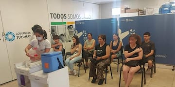 Importante concurrencia a los nodos de vacunación.