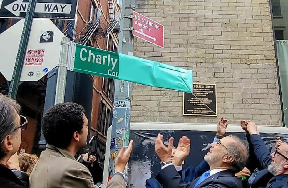 Inauguraron la “esquina Charly García” en Nueva York: el mensaje de agradecimiento del músico