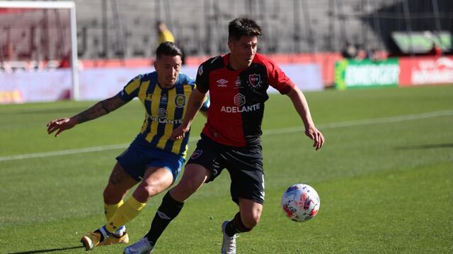 Damián Martínez conquistó el gol auriazul en un tiro de esquina.