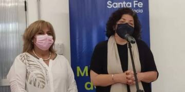 Carla Vizzotti y Sonia Martorano