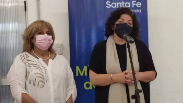 Carla Vizzotti y Sonia Martorano