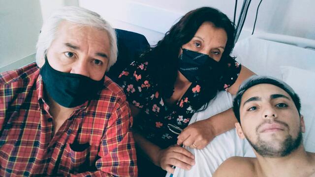 Franco Lizardo sufrió la amputación de sus piernas al caer en una máquina moledora de uva. Le daban 20% de posibilidades de sobrevivir y ahora está por recibir el alta transitoria del Hospital Italiano.