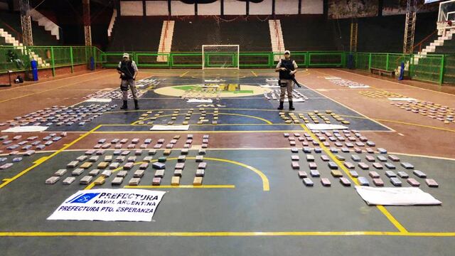 Prefectura Naval Argentina decomisó marihuana en el Departamento Iguazú.