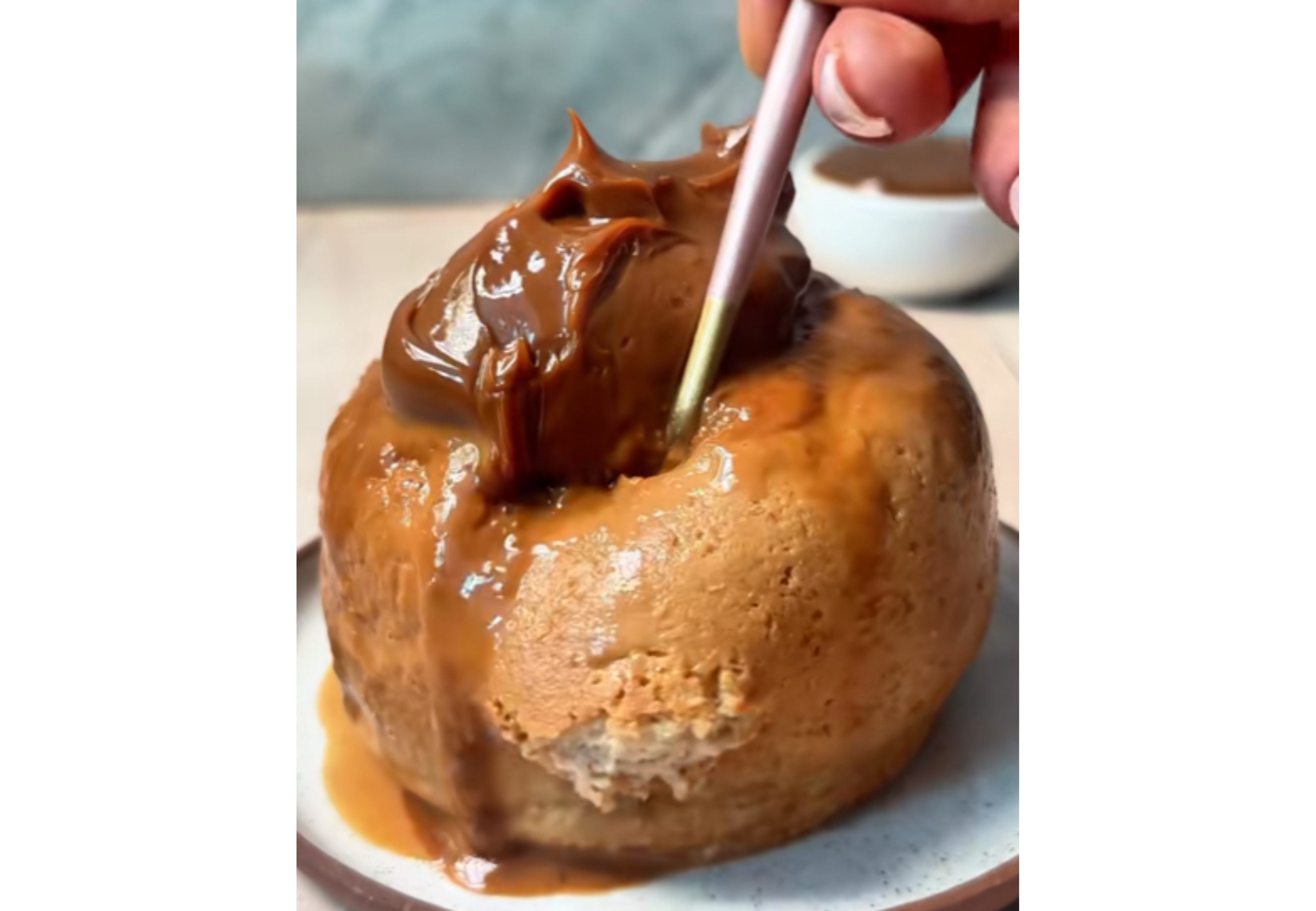 Esta receta de budín de pan es ideal para un antojo dulce.