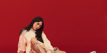 Nicki Nicole, muy relajada en la cima pop. (Gentileza Rodrigo González)