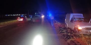 Una motociclista resultó herida tras un choque en la ruta provincial 1 en Apóstoles.