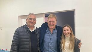 Alcides Calvo, Guillermo Cornaglia y Bárbara Chivallero