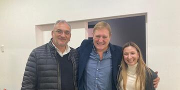 Alcides Calvo, Guillermo Cornaglia y Bárbara Chivallero