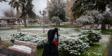 Nevada en Tupungato, Mendoza (Foto: Ignacio Blanco / Los Andes)