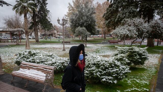 Nevada en Tupungato, Mendoza (Foto: Ignacio Blanco / Los Andes)