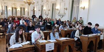 Concejo Deliberante Estudiantil de Tres Arroyos 2024 (foto archivo)