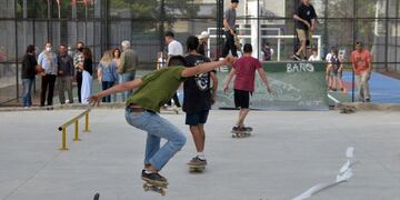 Así son las mejoras en la plaza Pasarelli de Tandil.