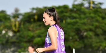 Agustina Barroso, una fija en la defensa argentina. (AFA)