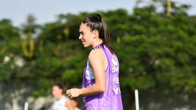 Agustina Barroso, una fija en la defensa argentina. (AFA)