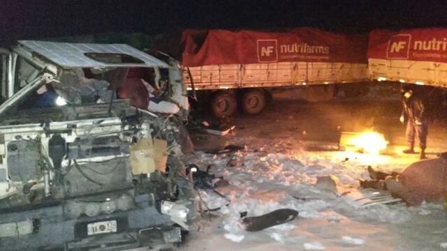El accidente ocurrió en medio de bajas temperaturas a 6 kilómetros campo adentro de la Ruta 26.