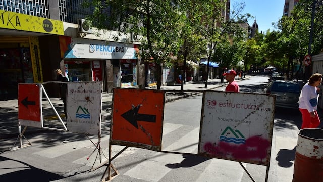 Corte de calles en la ciudad de Córdoba. (José Gabriel Hernández / La Voz / Ilustrativa).
