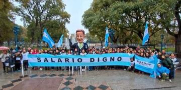 Paro docente en Mendoza.