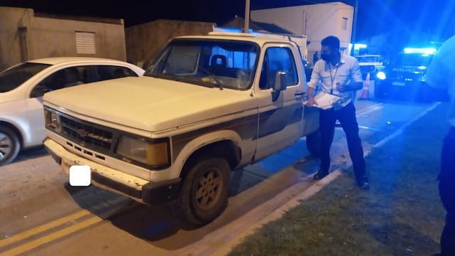 Camioneta retenida por Protección Vial y Comunitaria
