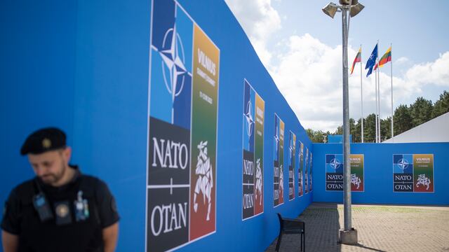 Cumbre de la OTAN en Vilna, Lituania. Foto: AP / Mindaugas Kulbis.
