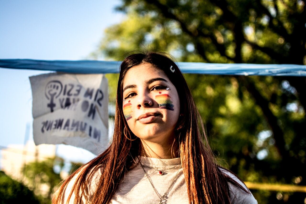 Marcha del Orgullo en Rafaela (Gentileza: Trinidad Bussolaro)