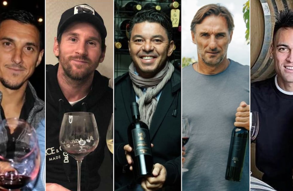 Tendencia: qué futbolistas tienen su propio vino mendocino