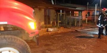 Incendio en una vivienda en Hipólito Yrigoyen dejó un fallecido.
