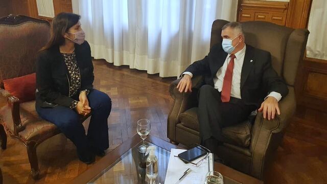 Jaldo se reunió con Patricia Lizárraga.